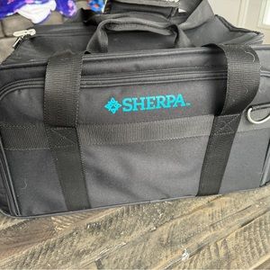 Shepra lined black pet carrier dimensions 
19.5”L X 11” W 10.5” H
